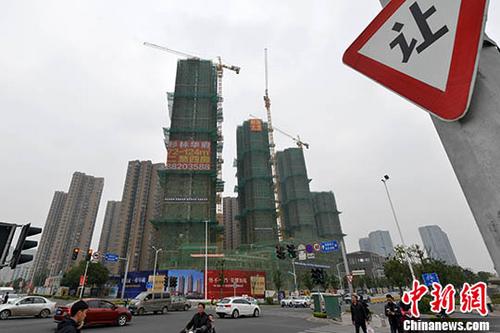 資料圖:在建商品房 <a target='_blank' href='http://www.chinanews.com/'></p><p align=